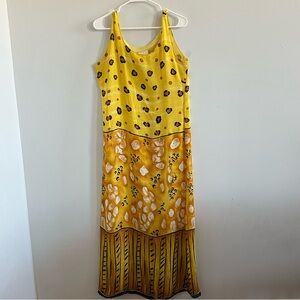 Chiffon Patterned Maxi Dress